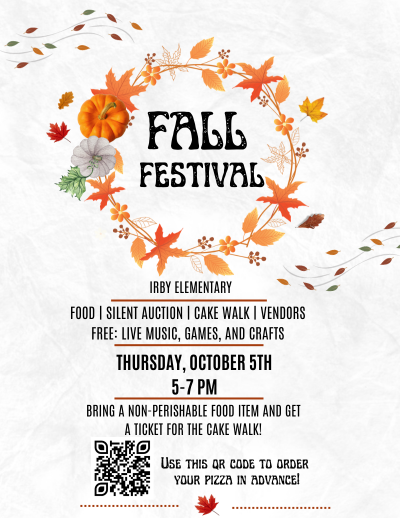 Fall Festival 10/5 5-7pm